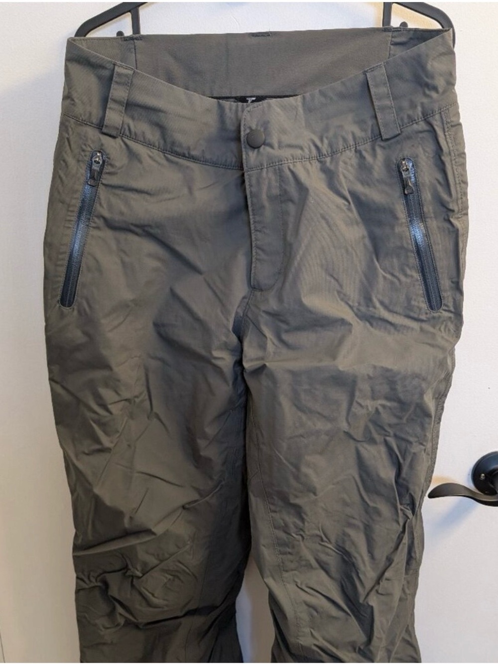 Columbia Olive Green Women's Track Pants with Zipper Pockets